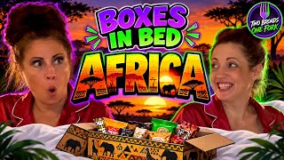 BOXES IN BED | Was this African snack box a HUGE DISAPPOINTMENT?