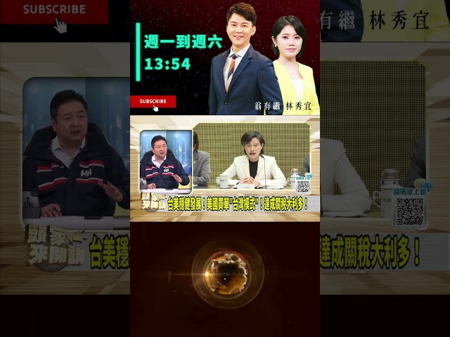 ▌藍去談關稅也差不多這樣｜頭家來開講 ep127 精華