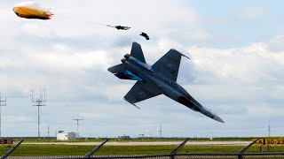 Emergency Low-Altitude Last-Second Ejection Caught on Camera