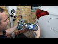 Testing a vehicle charging station evse with metrel