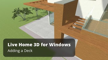 Adding a Deck to Your House - Live Home 3D Pro for Windows Tutorials