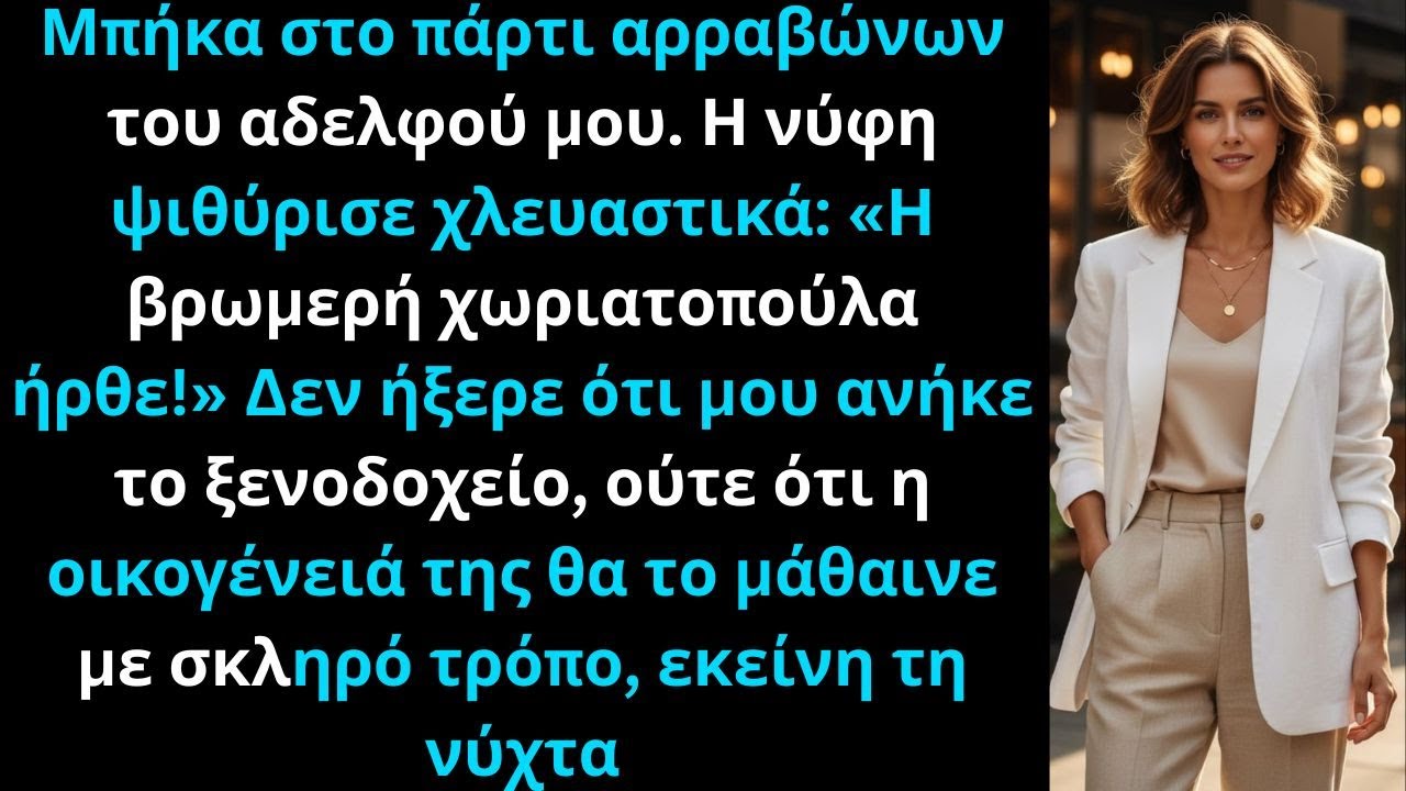 Με χλεύασαν στον αρραβώνα του αδελφού μου· έπειτα αποκάλυψα ότι κατέχω την εταιρεία τους