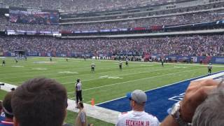 MetLife stadium 16 Giants vs Saints game