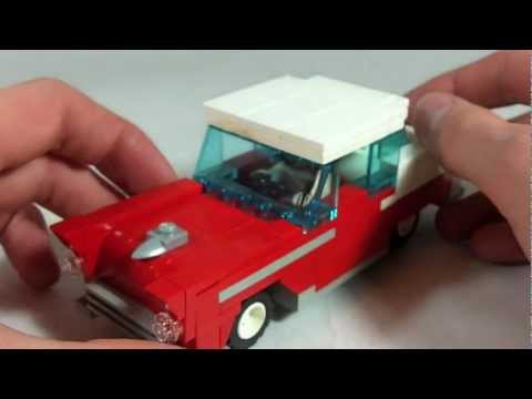 Como construir o Chevrolet Bel Air Coupe 1955 em LEGO