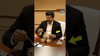 Vijay Thalapathy brings a tiffin from home for lunch 🥹? #shortsviral