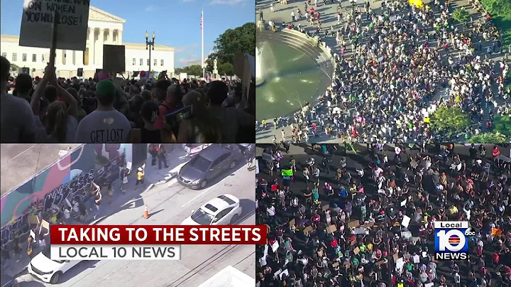 Ruling against Roe vs. Wade prompts protests