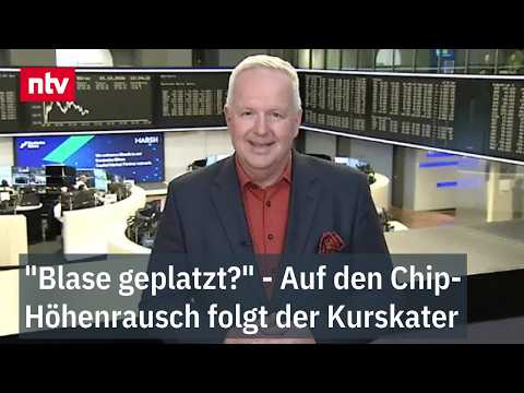 Ref:A2FNKeYeeaE Auf heftige Gewinne folgen heftige Gewinnmitnahmen, weiß Börsenreporter Meyer | ntv