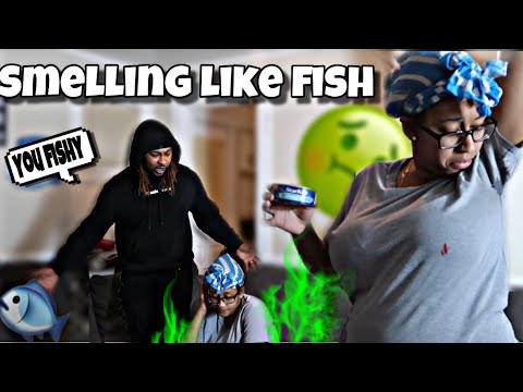 smelling-like-fish-to-see-my-husband-reaction!!!