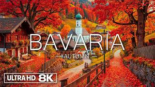 Beautiful Bavaria in Autumn 8K 🍁 Neuschwanstein Castle, Bavarian Alps & Golden Foliage