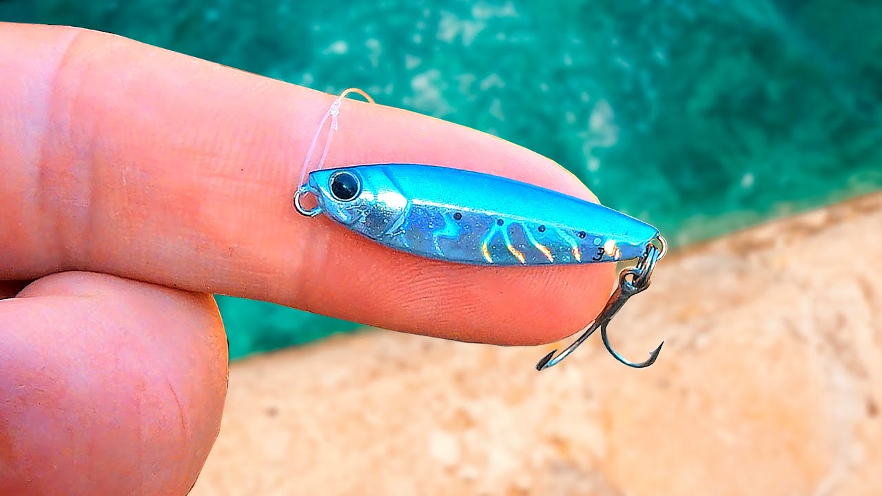 The World's Smallest Metal Jig (Micro-Fishing) 