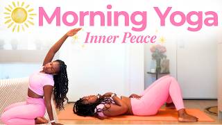 10 Min Morning Yoga for Inner Peace | R&amp;B Playlist
