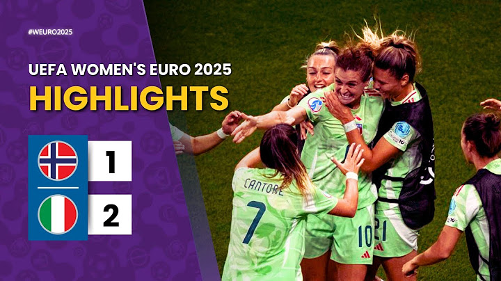 Norway vs Italy | 1-2 | Highlights | UEFA Women's EURO 2025 | norway italy