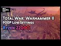 Amd ryzen 3 2200g  total war warhammer ii benchmark  low settings  wepc benchmark