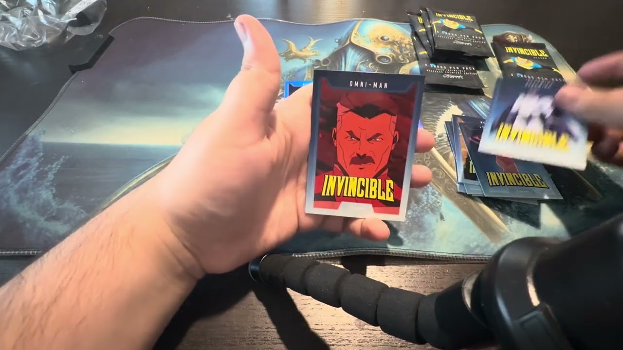 Opening a blaster box of INVINCIBLE 