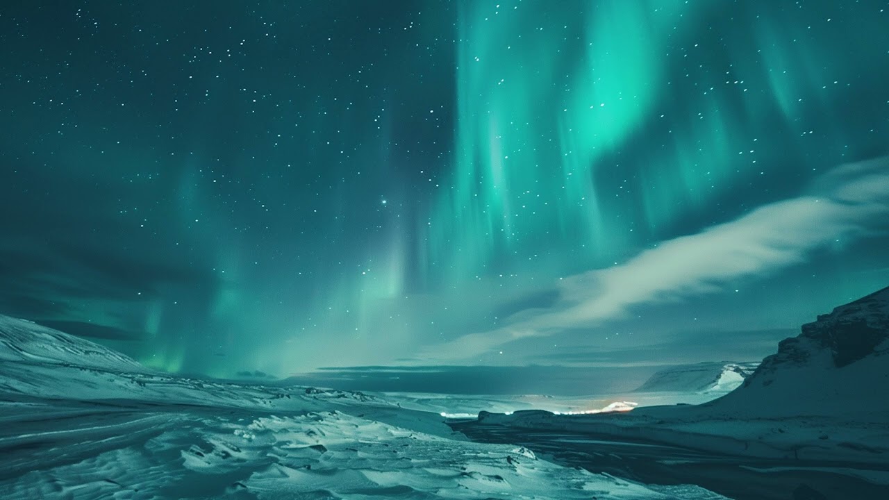 Thumbnail for the country song A Dreamy Night Under Iceland's Northern Lights