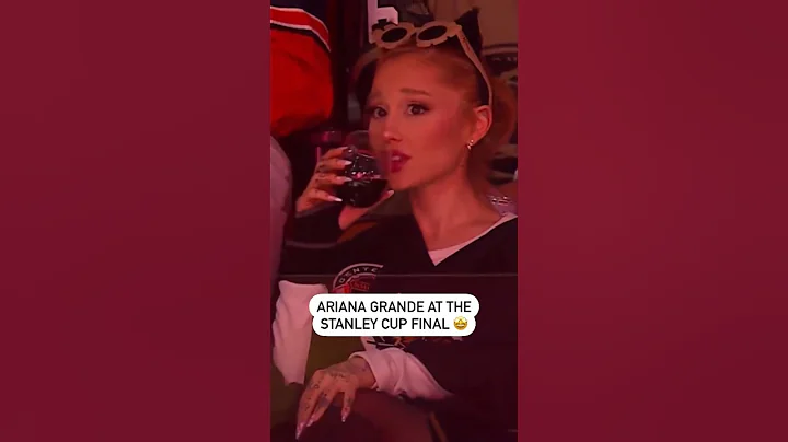 Ariana Grande At The Stanley Cup Final 👀