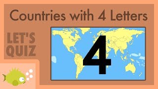 Countries with 4 Letters | Let's Quiz