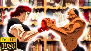 YUJIRO HANMA VS BISCUIT OLIVA FULL FIGHT HD SUB INDONESIA! BAKI HANMA SEASON 2 THE FATHER VS SON (7)