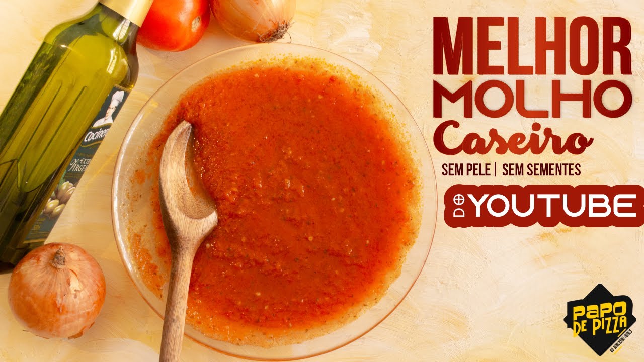 Molho de Tomate Caseiro | Molho de Tomate Fresco Simples | Molho Pomodoro para Pizza