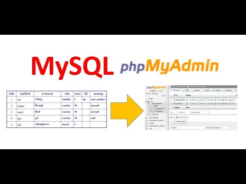 วิธี สร้าง ฐาน ข้อมูล mysql  Update 2022  MySQL #MySQL  #การสร้างฐานข้อมูล #การสร้างฐานข้อมูลMySQL