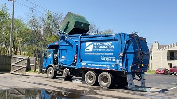 (1 Year Special) Conway’s Blue Mack MRU Heil Half Pack Front Loader Garbage Truck