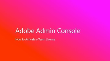 How to Activate Team License in Adobe Admin Console