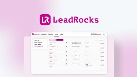 LeadRocks lifetime deal Review: The Ultimate B2B Contact Database for Hyper-Targeted Outreach
