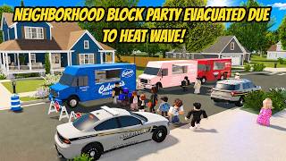 *CRAZY* Greenville Wisconsin Mansion Party EVACUATED Emergency Heat Wave Roblox Roleplay