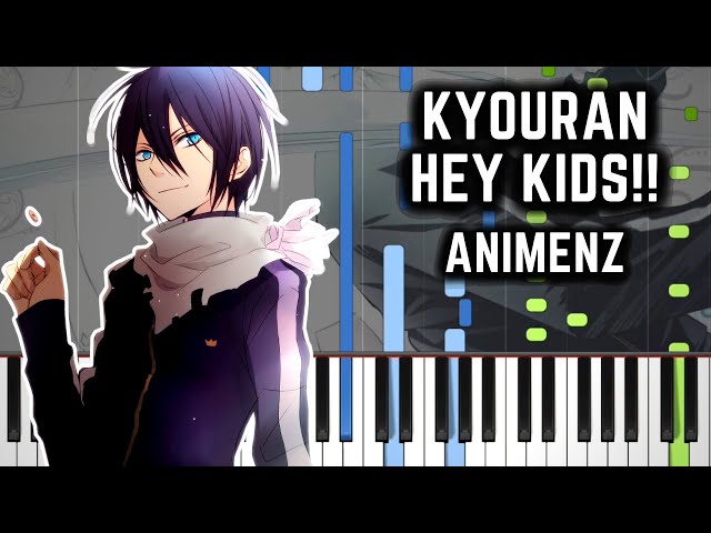 Noragami Aragoto OP - Kyouran Hey Kids!! - BEGINNER Piano Sheet Music