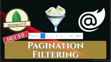 Blazor : Paging and Filtering using MongoDB || Pagination || Filter || NoSQL || .NET 5.0