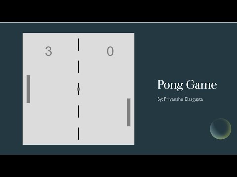 How to create a Pong Game