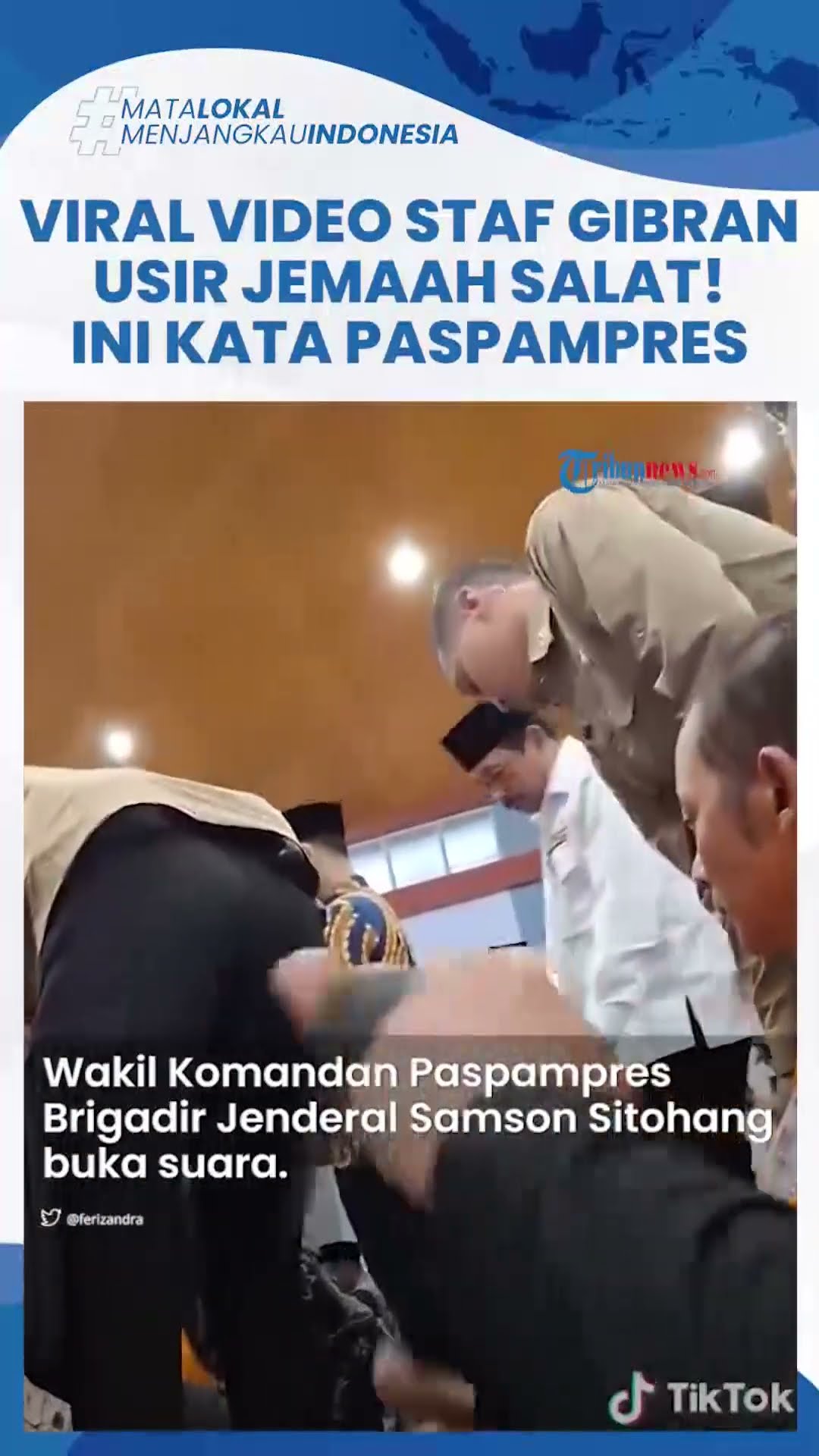 Klarifikasi Paspampres seusai Viralnya Video Diduga Usir Jemaah Demi Gibran Salat Jumat di Saf Depan