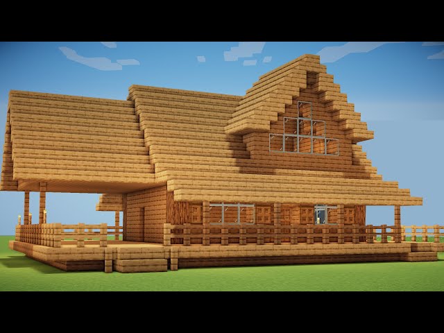 Minecraft - Como fazer uma Casa de Madeira 