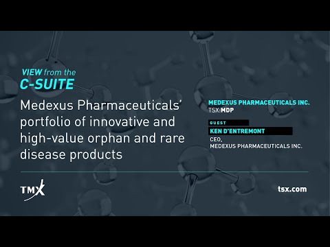 Medexus Pharmaceuticals boasts portfolio of innovative and high-value orphan and rare disease products