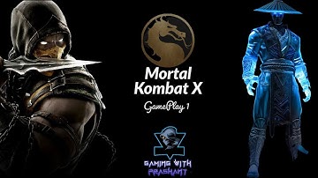 Mortal Kombat X Single Player Battle Mode GamePlay From 1 to 5 Walkthrough (Android & IOS)