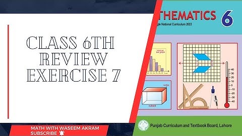 class 6 math review exercise 7 class 6 unit 7 new syllabus linear equations Punjab text book