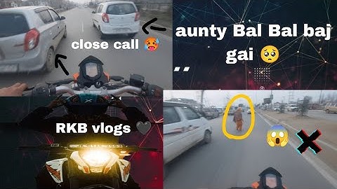 ❤Baal Baal bach gye ajj to.                         @rkbvlogs Highway ride2023.