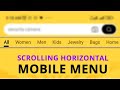 Scrolling mobile menu in elementor