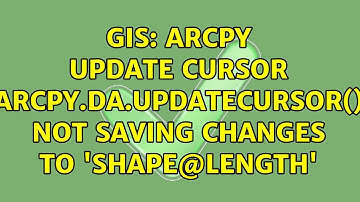 GIS: Arcpy Update Cursor (arcpy.da.UpdateCursor()) not saving changes to 