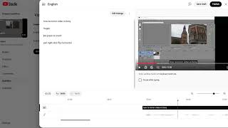 How to edit Auto-Generated Captions in YouTube video