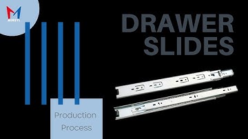 Production process of drawer slides | China factory | Furniture hardware