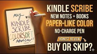 Did Amazon just solve Color E-Ink? New Kindle Scribe Colorsoft REVIEW