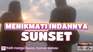 Indahnya Sunset Di Danau Ranau