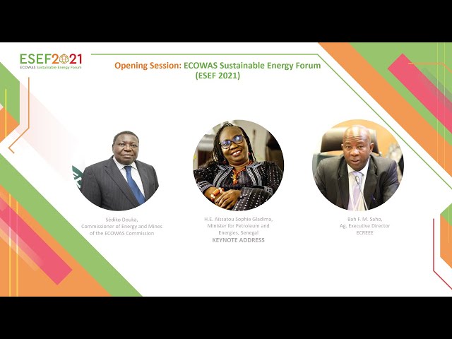 ECOWAS Sustainable Energy Forum (ESEF 2021) Day 1