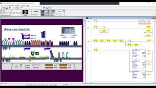 Bottle Line Simulation Ejercicio en Logixpro 500