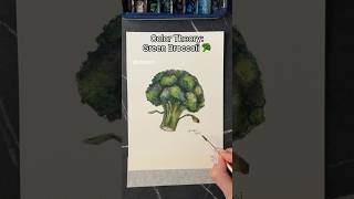 Trust The Process 🥦👀 Did you like it? Color Theory #watercolortutorial #colortheory #watercolor