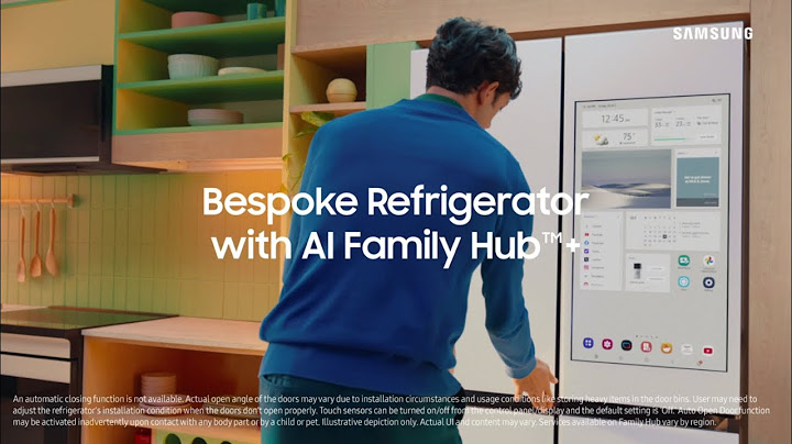 Testre szabott hűtőszekrény AI Family Hub™+ l BESPOKE AI 2024 l Samsung