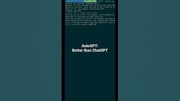 AutoGPT: Better that ChatGPT #autogpt #chatgpt #ai