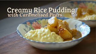 Creamy Rice Pudding & Pears - I Think You’ll Love It
