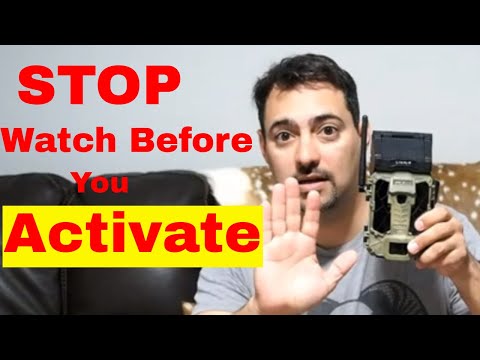 STOP - watch before activating Spypoint Link Cameras